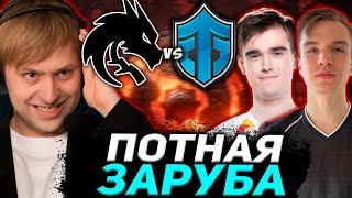 НС СМОТРИТ ПОТНУЮ ИГРУ ОТ ТИМ СПИРИТ ПРОТИВ ЕНТИТИ / Team Spirit vs Entity The International 11