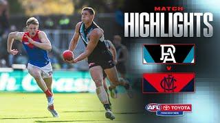 Port Adelaide v Melbourne Highlights | Round 14, 2025 | AFL