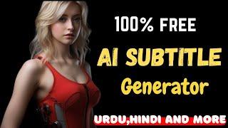 AI subtitle generator | voice to text converter | Urdu Subtitle generator