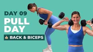 Summer Workout Challenge Day 9: 30-Minute Back and Biceps Workout (Strip Set Burnouts)