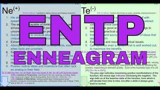 ENNEAGRAM of ENTP: ≈ SOCIONICS I.L.E. Model G #NeTxENTP