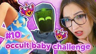 i had a baby with a ROBOT in the sims 4  occult baby challenge #10