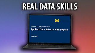 Applied Data Science with Python Specialization (University of Michigan)