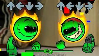 [SWAP] FNF NEW Fire In The Hole V5 VS Geometry Dash 2.0 All Phases Sings Sliced | Geometry Dash 2.2