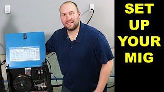 How to Set Up a MIG Welder - MIG Welding Basics for Beginners