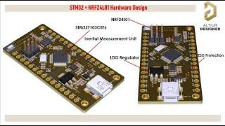 STM32 & nRF24L01 Hardware Design , Altium Designer