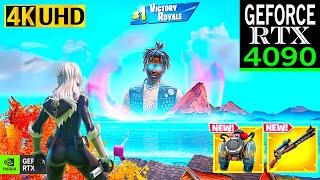 Fortnite JUICE WRLD UPDATE Gameplay | RTX 4090 4K Max Graphics + RTX ON | Chapter 2 Remix #fortnite