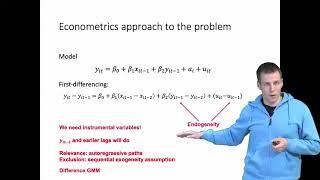 Arellano-Bond approach to dynamic panel models