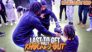 Last To Get Knocked Out Philly TAG TEAM   ( He Called Chop Out )