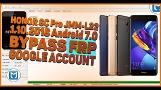 Honor 6C Pro JMM-L22\01.10.2018  Android 7.0\Bypass FRP Google Account\Разблокировка(сброс) аккаунта