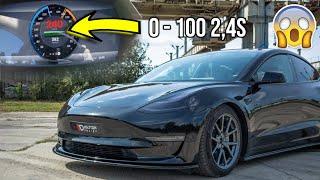 SUPER FAST TESLA cars ACCELERATION! *0 - 100 in 2,4s*