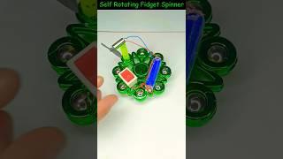 Self Rotating Fidget spinner • Dc Motor | #tech #dcmotor #youtubeshorts #motor #fidgetspinner