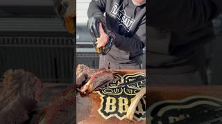 Smoked American Wagyu Beef Dino Ribs #beefribs #beef #brisket #bbq