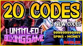 2 NEW CODES20 WORKING CODES for  UNTITLED BOXING GAME  Roblox 2024  Codes for Roblox TV