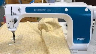 PFAFF PowerQuilter 1600 Demonstration