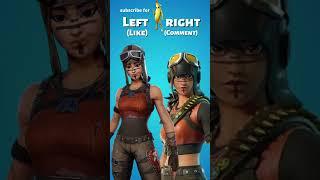 Which Fortnite skin would YOU pick? Renegade Raider vs. Renegade Rebel