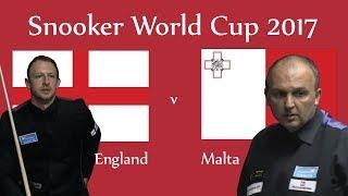 England vs Malta Snooker World Cup 2017