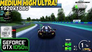 Assetto Corsa Competizione GTX 1050 Tİ - 1080p Medium, High, Ultra,