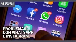 Usuarios reportan problemas de conectividad con WhatsApp, Instagram y Facebook