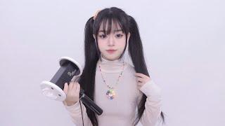 晓美 Xiao Mei ASMR  舔耳口腔音喘息 Ear Licking  Licking And Eating Ear Licking