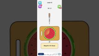 Required 60 slice in 15 minutes #water#fruit #games #subcribe #short