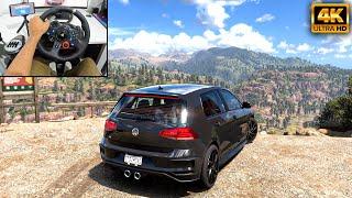 600HP Volkswagen Golf R | Forza Horizon 5 | Logitech g29 gameplay