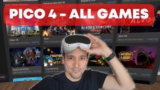 PICO 4 GAMES LIST - All Games In The Pico Store Today! (6th October 2022)