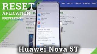 How to Reset App Preferences in HUAWEI Nova 5T