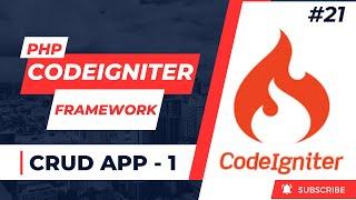 Codeigniter Tutorial in Hindi - 21 | crud application (CREATE) in codeigniter - 3 #codeigniter