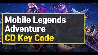 ML Adventure CD Keys! - Mobile Legends Adventure Redeem Codes 2021 | New ML Working Redeem Codes