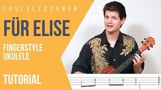 Für Elise for Fingerstyle Ukulele - Tutorial