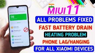 HOW TO FIX MIUI 11 HEATING ISSUE | MIUI 11 FAST BATTERY DRAIN PROBLEM | FIX PHONE LAGGING & HANGING