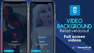 Set video as Background for UI - Sketchware DreamPLAY Dev