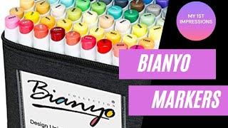 BEAUTIFUL COLORS!! | Bianyo Markers ~ My 1st Impressions