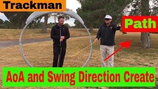 Trackman Golf Nerds Rejoice!  @trackmanmaestro explains how Swing Direction and AoA create the Path