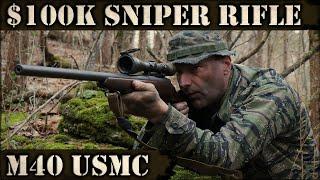 $100K Sniper Rifle: Authentic USMC M40! Major Dick Culver's USMC M40 