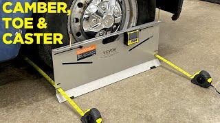 How to: DIY Vehicle Alignment at home with VEVOR Wheel Alignment Tool