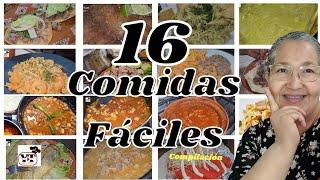 ️16 COMIDAS FÁCILES PARA TU MENÚ SEMANAL| Compilación