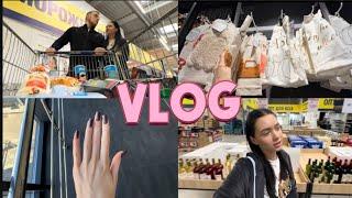 VLOG | продуктовая закупка, шоппинг в Sinsay, маникюр, идеальные ресницы, осенний декор