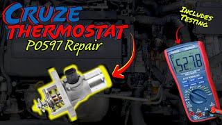 Chevy Cruze Heated Thermostat Testing and Repair