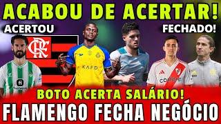 FECHOU! NOVO ATACANTE NO FLAMENGO! JOGADOR CHEGANDO NO BRASIL PRA ASSINAR e+! NOTICIAS DO FLAMENGO