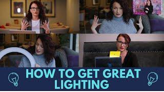 LOOK GREAT ONLINE - EASY LIGHTING TIPS TO MAKE YOU LOOK GREAT!