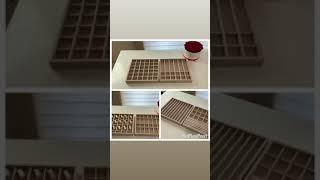 CHAMOIS SUEDE JEWELRY DRAWER ORGANIZER. GET YOUR JEWELRY ORGANIZED AND PROTECTED
