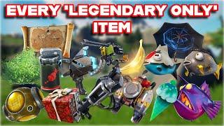 Ranking EVERY "LEGENDARY ONLY" ITEM in FORTNITE HISTORY from WORST to BEST