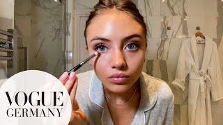 Leni Klum Shares Her Glowy Makeup Look & Eyelash Hack | Beauty Secrets I VOGUE Germany