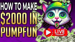 How To Make 2000 Dollars in Pump.Fun with BulleX Tool - Live Trade Mem Coins