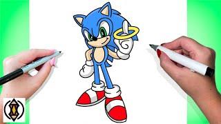 How To Draw Sonic The Hedgehog