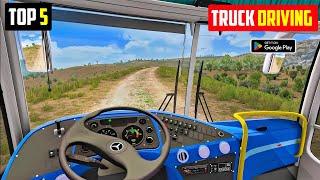 top 5 truck driving games for android | best truck simulator game on android 2023