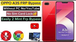 How To Unlock Oppo A3s Frp Lock Google Account 1000% TalkBack Not Work Solution by frp wolf baloch