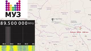 [Tropo] 89.5 - Muz FM - Edineț, MDA - 240 km